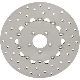 DRAG SPECIALTIES B06-0199AS ROTORS BRAKE 11.8' FRONT DRILLED STAINLESS STEEL