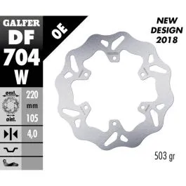 GALFER DF704W BRAKE DISC FIXED WAVE
