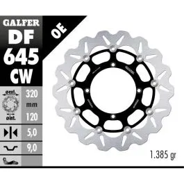GALFER DF645CW BRAKE DISC FLOAT WAVE