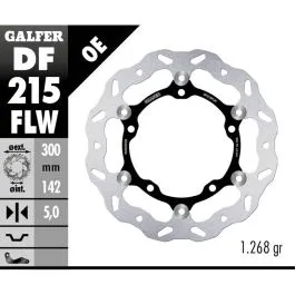 GALFER DF215FLW BRAKE DISC FLOAT WAVE