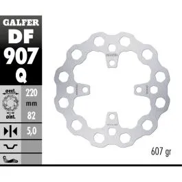 GALFER DF907Q BRAKE DISC FIXED CUBIQ