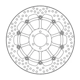 MOTO MASTER 113211 HALO FLOATING ROTOR FRONT BMW