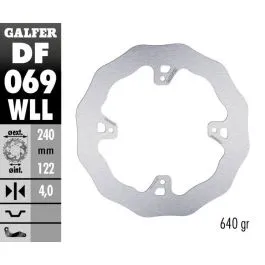GALFER DF069WLL BRAKE DISC FIXED WAVE SO