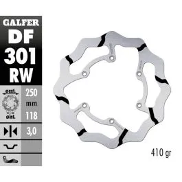 GALFER DF301RW BRAKE DISC FIXED WAVE GR