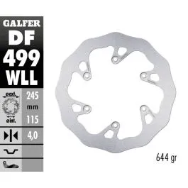 GALFER DF499WLL BRAKE DISC FIXED WAVE SO