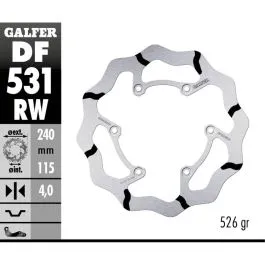 GALFER DF531RW BRAKE DISC FIXED WAVE GR