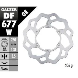 GALFER DF677W BRAKE DISC FIXED WAVE