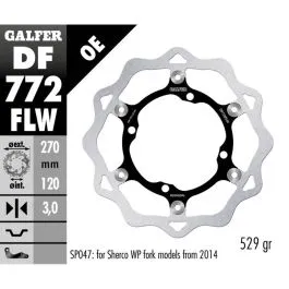 GALFER DF772FLW BRAKE DISC FLOAT WAVE