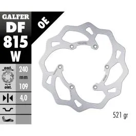 GALFER DF815W BRAKE DISC FIXED WAVE
