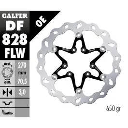 GALFER DF828FLW BRAKE DISC FLOAT WAVE