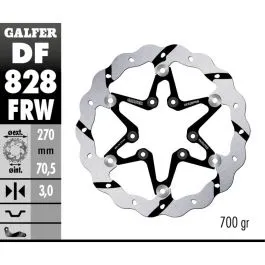 GALFER DF828FRW BRAKE DISC FLOAT WAVE GR