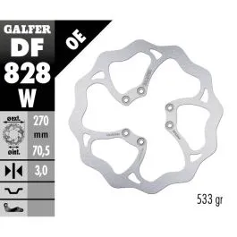 GALFER DF828W BRAKE DISC FIXED WAVE