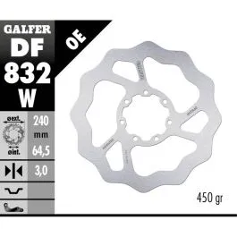 GALFER DF832W BRAKE DISC FIXED WAVE