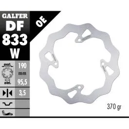 GALFER DF833W BRAKE DISC FIXED WAVE