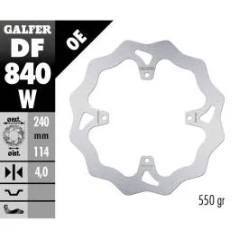 GALFER DF840W BRAKE DISC FIXED WAVE