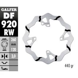 GALFER DF920RW BRAKE DISC FIXED WAVE GR