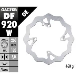 GALFER DF920W BRAKE DISC FIXED WAVE