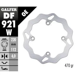 GALFER DF921W BRAKE DISC FIXED WAVE