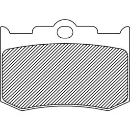 DRAG SPECIALTIES FAD216/2 BRAKE PAD ORGANIC PM 137X4/4R/4HR