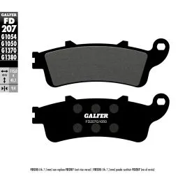 GALFER FD207G1050 BRAKE PAD SCOOTER ORGANIC
