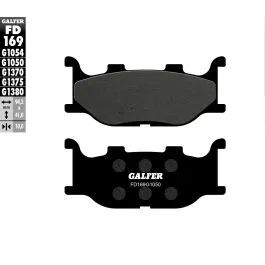 GALFER FD169G1050 BRAKE PAD SCOOTER ORGANIC
