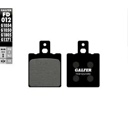 GALFER FD012G1050 BRAKE PAD SCOOTER ORGANIC
