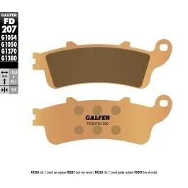 GALFER FD207G1380 BRAKE PAD SCOOTER SINTER