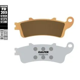 GALFER FD205G1375 BRAKE PAD SPORT SINTER