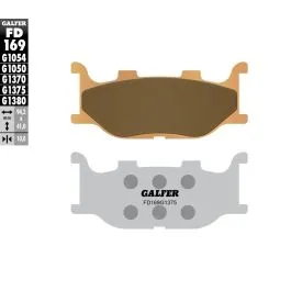 GALFER FD169G1375 BRAKE PAD SPORT SINTER