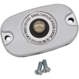 DRAG SPECIALTIES 77779 COVER KIT REAR BRAKE MASTER CYLINDER CHROME