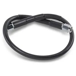 DRAG SPECIALTIES 816-BLK UNIVERSAL BRAKE LINE BLACK VINYL COATED STAINLESS STEEL DOT AN-3 16'