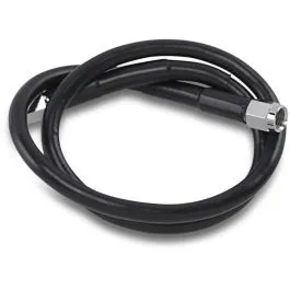 DRAG SPECIALTIES 826-BLK UNIVERSAL BRAKE LINE BLACK VINYL COATED STAINLESS STEEL DOT AN-3 26'