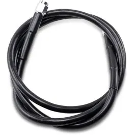 DRAG SPECIALTIES 842-BLK UNIVERSAL BRAKE LINE BLACK VINYL COATED STAINLESS STEEL DOT AN-3 42'