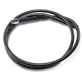 DRAG SPECIALTIES 843-BLK UNIVERSAL BRAKE LINE BLACK VINYL COATED STAINLESS STEEL DOT AN-3 43'