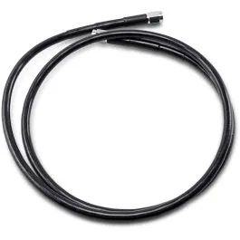 DRAG SPECIALTIES 847-BLK UNIVERSAL BRAKE LINE BLACK VINYL COATED STAINLESS STEEL DOT AN-3 47'