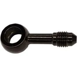 MAGNUM 1704-58 BANJO FITTING CUSTOM REPLACEMENT AN3 180&DEG;/10MM BLACK PEARL