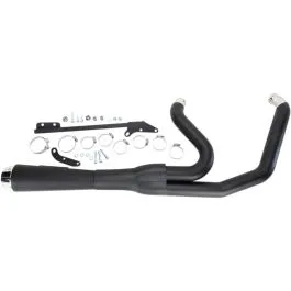 BASSANI XHAUST 13122J EXHAUST ROAD RAGE 2-INTO-1 SHORT BLACK