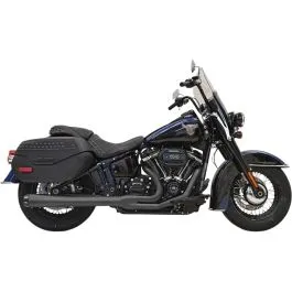 BASSANI XHAUST 1S91RB EXHAUST SYSTEM 2 INTO 1 BLACK