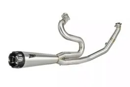 ZARD ZHD034S00SAO ZARD EXHAUST FULL EXHAUST SYSTEM 2:1 HARLEY-DAVIDSON TOURINGS (STREET GLIDE / ROAD KING / ROAD GLIDE) - E5 HOMOLOGATION