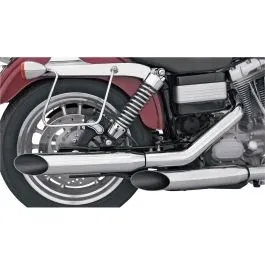 KHROME WERKS 202310A MUFFLERS 3' SLIP ON SLASH CUT CHROME