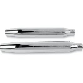 KHROME WERKS 202400 MUFFLERS 3' SLIP ON TAPERED CHROME