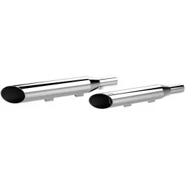 KHROME WERKS 202390 MUFFLERS 3' SLIP ON SLASH CUT CHROME