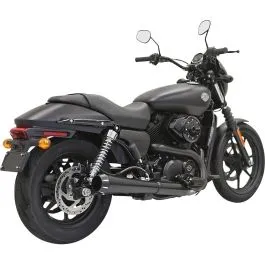 BASSANI XHAUST 1527RB MUFFLER 4' MEGAPHONE STYLE BLACK STREET EXHAUST