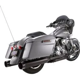 S&S CYCLE 550-0865 MK45 EC SLIP-ON MUFFLER TRACER BLACK