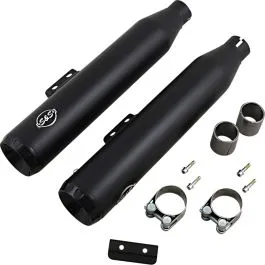 S&S CYCLE 550-0754B MUFFLER BLK GN 50S M8 ST