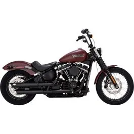 VANCE & HINES 46376 TWIN SLASH 3' MUFFLERS - BLACK