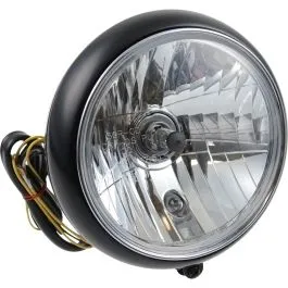 CULT WERK HD-UNI004 HEADLIGHT 7' BK/CLEAR