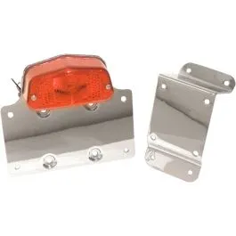 EMGO 62-21550 TAILLIGHT LUCAS STYLE WITH LICENSE PLATE BRACKET