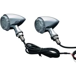 KURYAKYN 2507 TORPEDO LIGHTS RUN-TURN-BRAKE CHROME