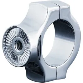 KURYAKYN 3175 MOUNT CLAMP FOR SIDE LICENSE PLATE HOLDERS CHROME